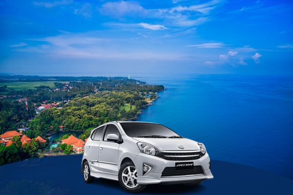 gambar sewa mobil di lombok